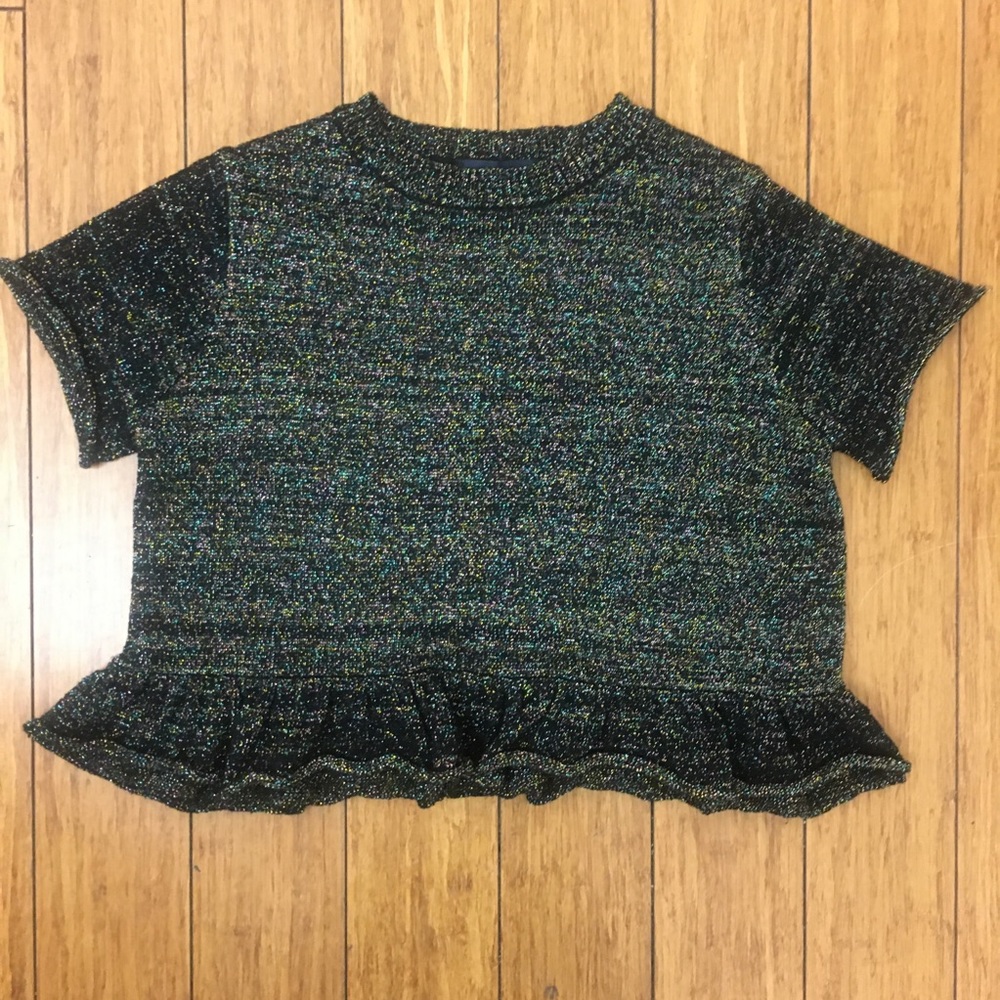 ZARA RUFFLE SWEATER